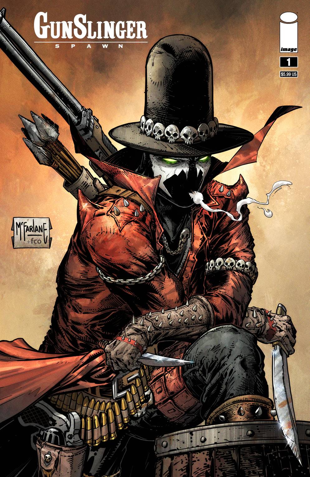 Gunslinger Spawn #1 Cvr B Mcfarlane (10/13/2021) - State of Comics