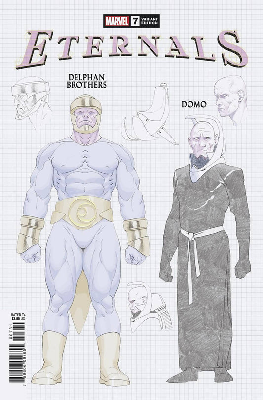 Eternals #7 Ribic Design Var (11/03/2021) - State of Comics