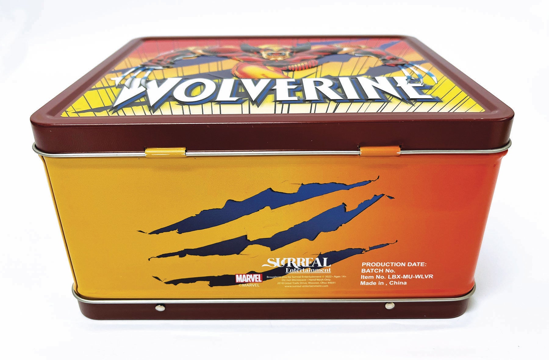 Tin Titans Marvel Wolverine PX Lunchbox & Thermos - State of Comics