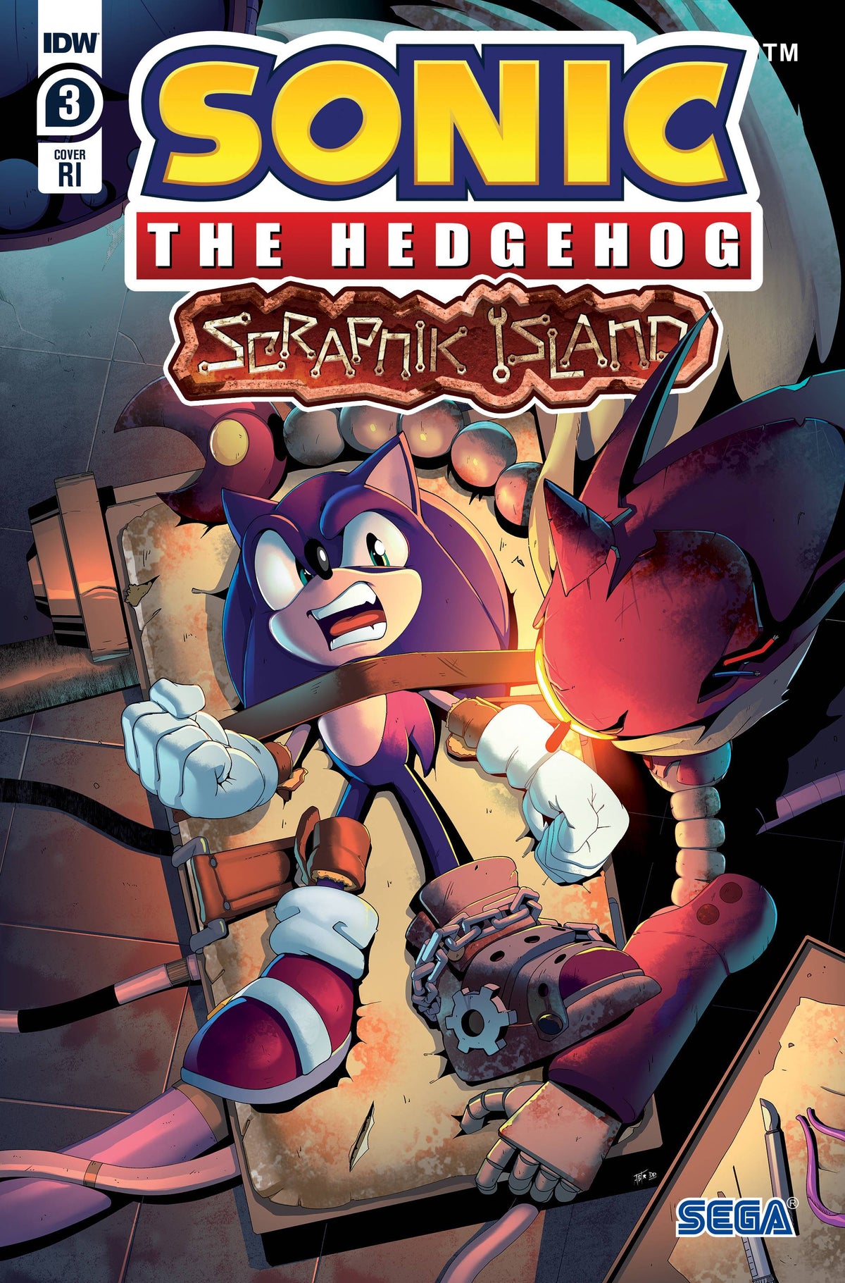 Sonic The Hedgehog Scrapnik Island #3 Cvr C 10 Copy Incv - State of Comics