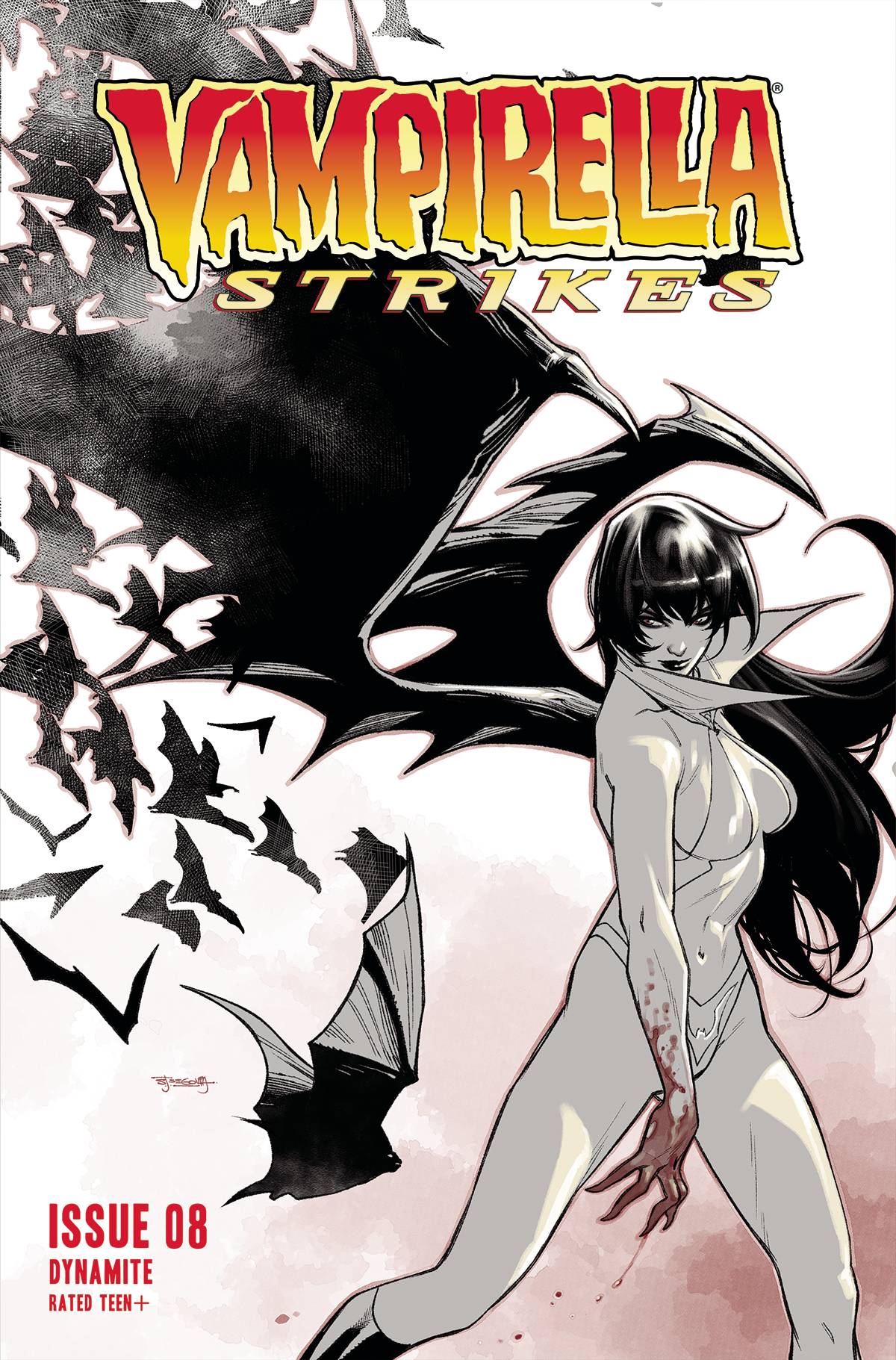 Vampirella Strikes #8 Cvr H 20 Copy Incv Segovia B&W - State of Comics