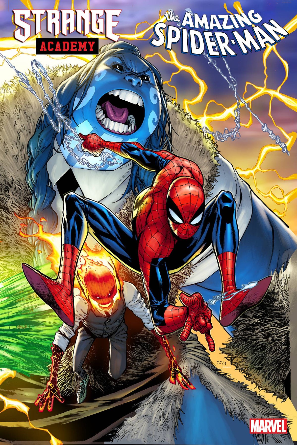 Strange Academy Amazing Spider-Man #1 Ramos Connect Var - Stateofcomics.com