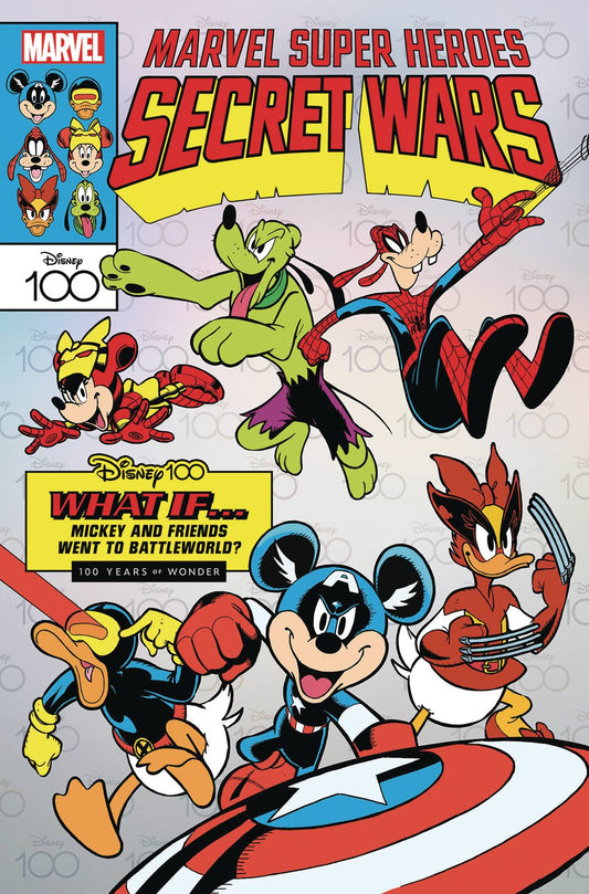 Amazing Spider-Man #37 De Lorenzi Disney100 Secret War Var - Stateofcomics.com