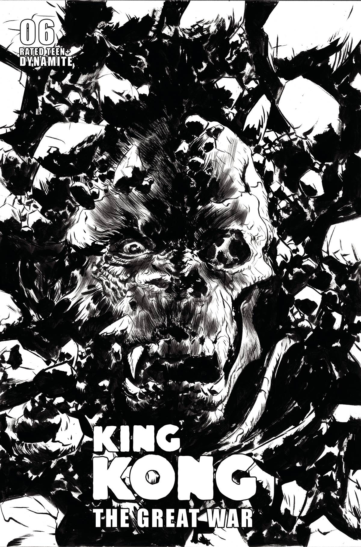 Kong Great War #6 Cvr D 10 Copy Incv Lee Line Art - Stateofcomics.com
