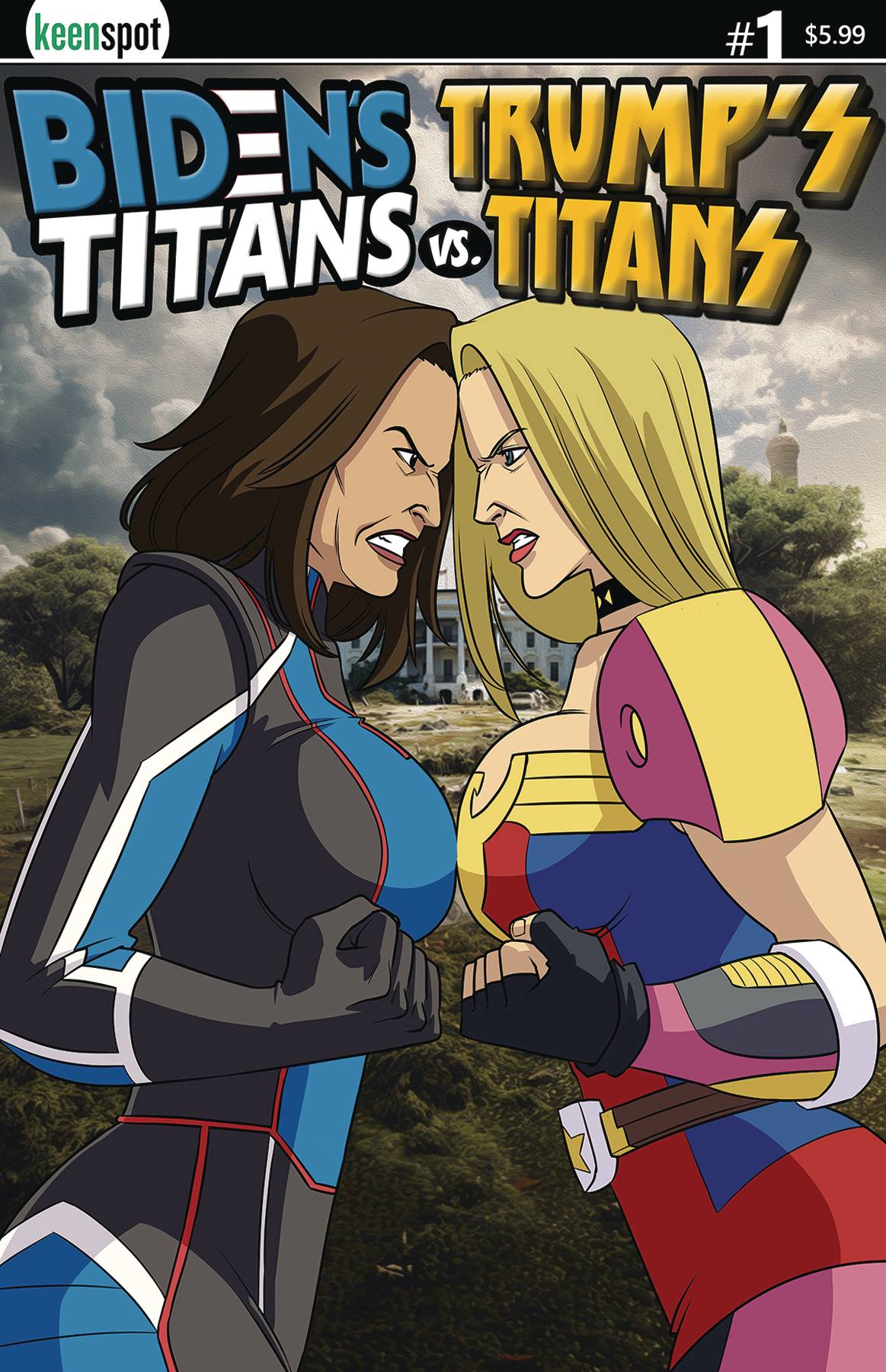 Bidens Titans Vs Trumps Titans #1 Cvr C Kamala Vs Ivanka - State of Comics