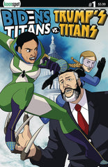 Bidens Titans Vs Trumps Titans #1 Cvr E Aoc & Greta Vs Ted C - State of Comics