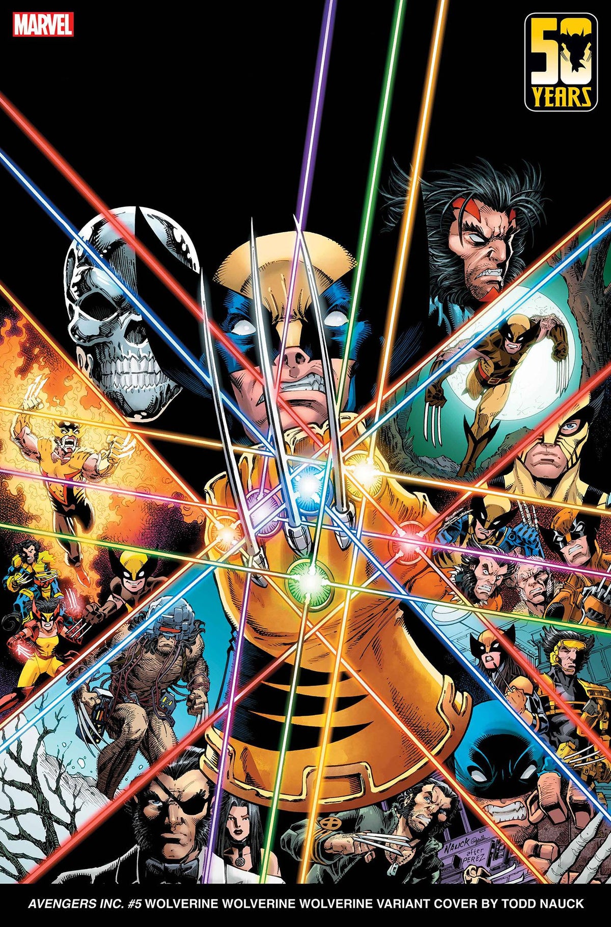 Avengers Inc #5 Todd Nauck Wolverine Wolverine Wolverine Var - State of Comics