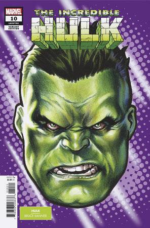 Incredible Hulk #10 Mark Brooks Headshot Var - State of Comics