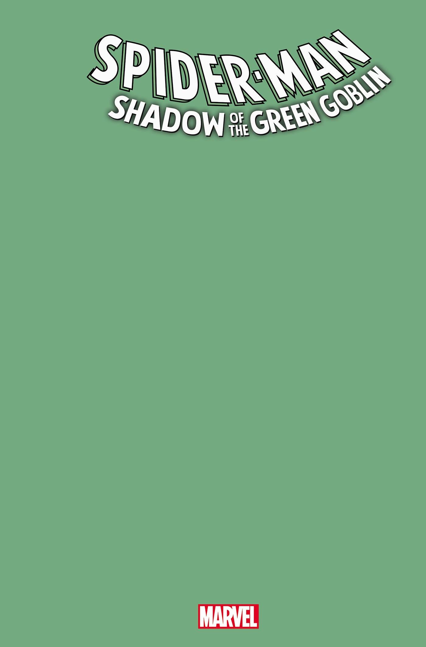Spider-Man Shadow Of Green Goblin #1 Green Blank Cvr Var - State of Comics