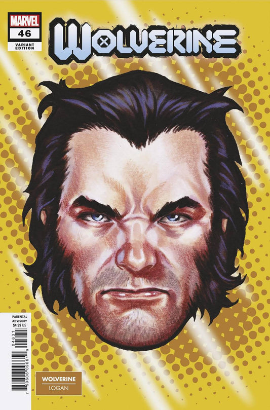 Wolverine #46 Mark Brooks Headshot Var - State of Comics