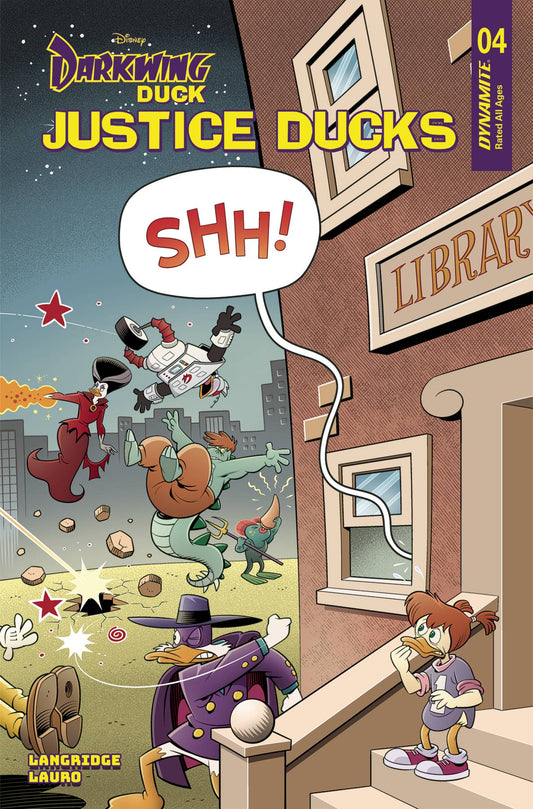 Justice Ducks #4 Cvr B Langridge - State of Comics
