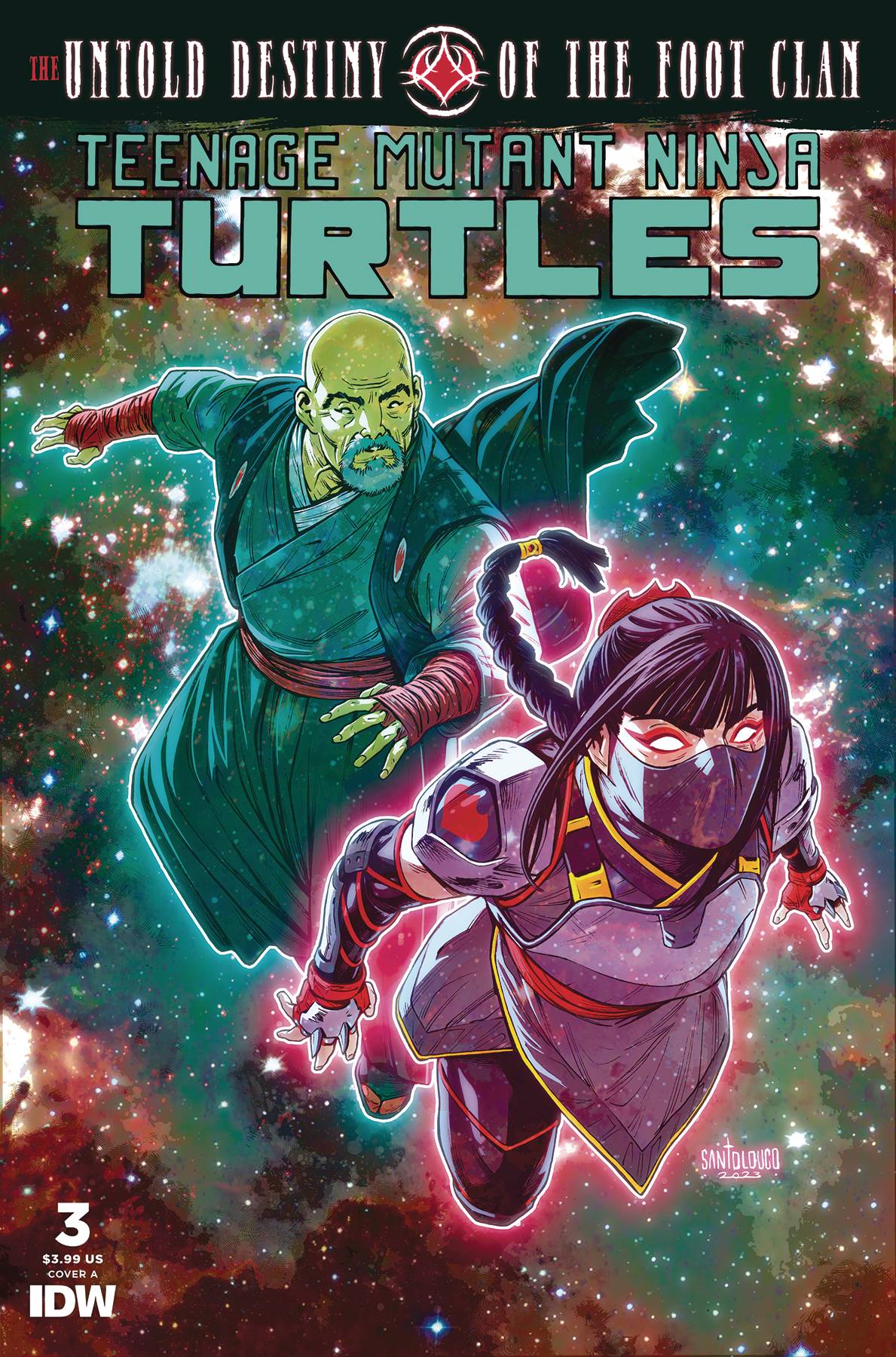 Tmnt Untold Destiny Of Foot Clan #3 Cvr A Santolouco