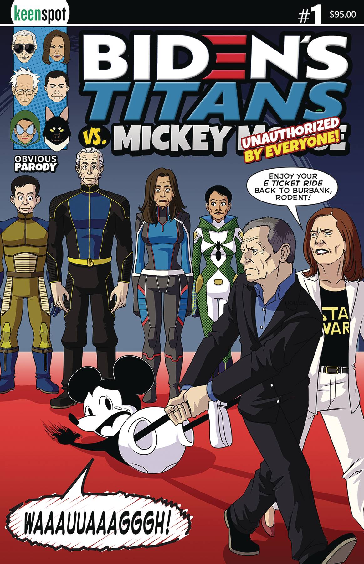 Bidens Titans Vs Mickey Mouse (Unauth) #1 Cvr E E Ticket