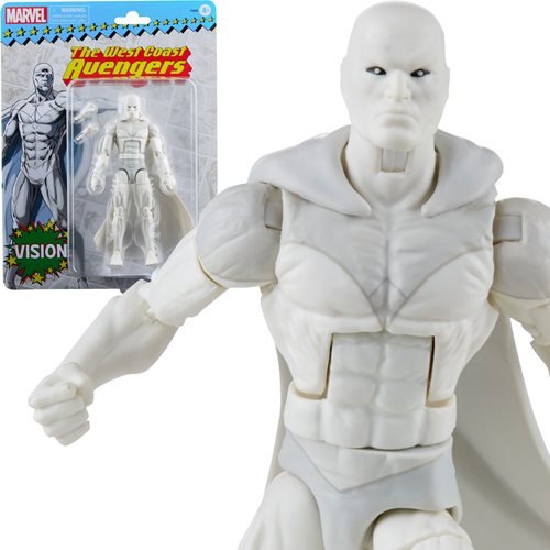 Marvel Legends The West Coast Avengers Retro Vision (White) 6-Inch Action Figure - State of Comics