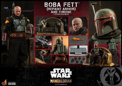 Hot Toys Boba Fett (Repaint Armor) and Throne Sixth Scale Figure Set - State of Comics