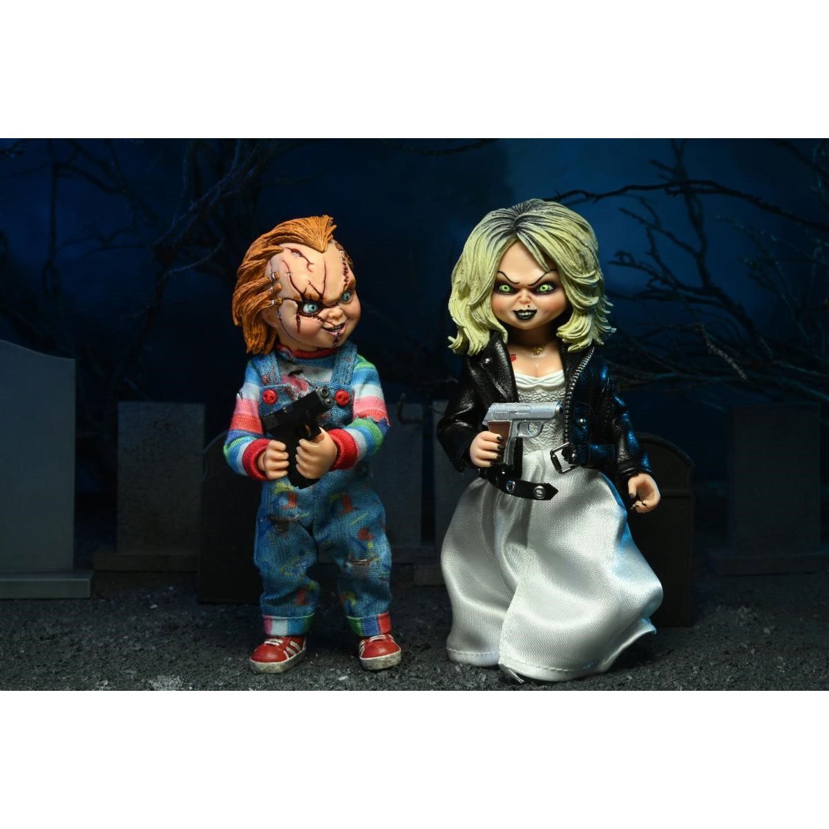 Bride of Chucky Chucky and Tiffany 8-Inch Scale Clothed Action Figure 2-Pack - State of Comics