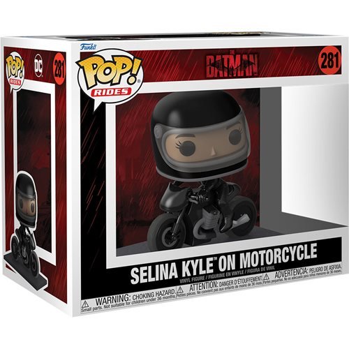The Batman Selina Kyle on Motorcycle Deluxe Pop! Vinyl Vehicle - State of Comics