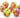 Old School 7 Piece DnD RPG Dice Set Glow Dice - Yellow & Purple - State of Comics