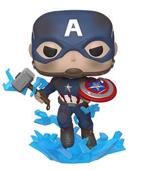 POP! Marvel Avengers Endgame Captain America Holding Mjolnir Funko POP! - State of Comics