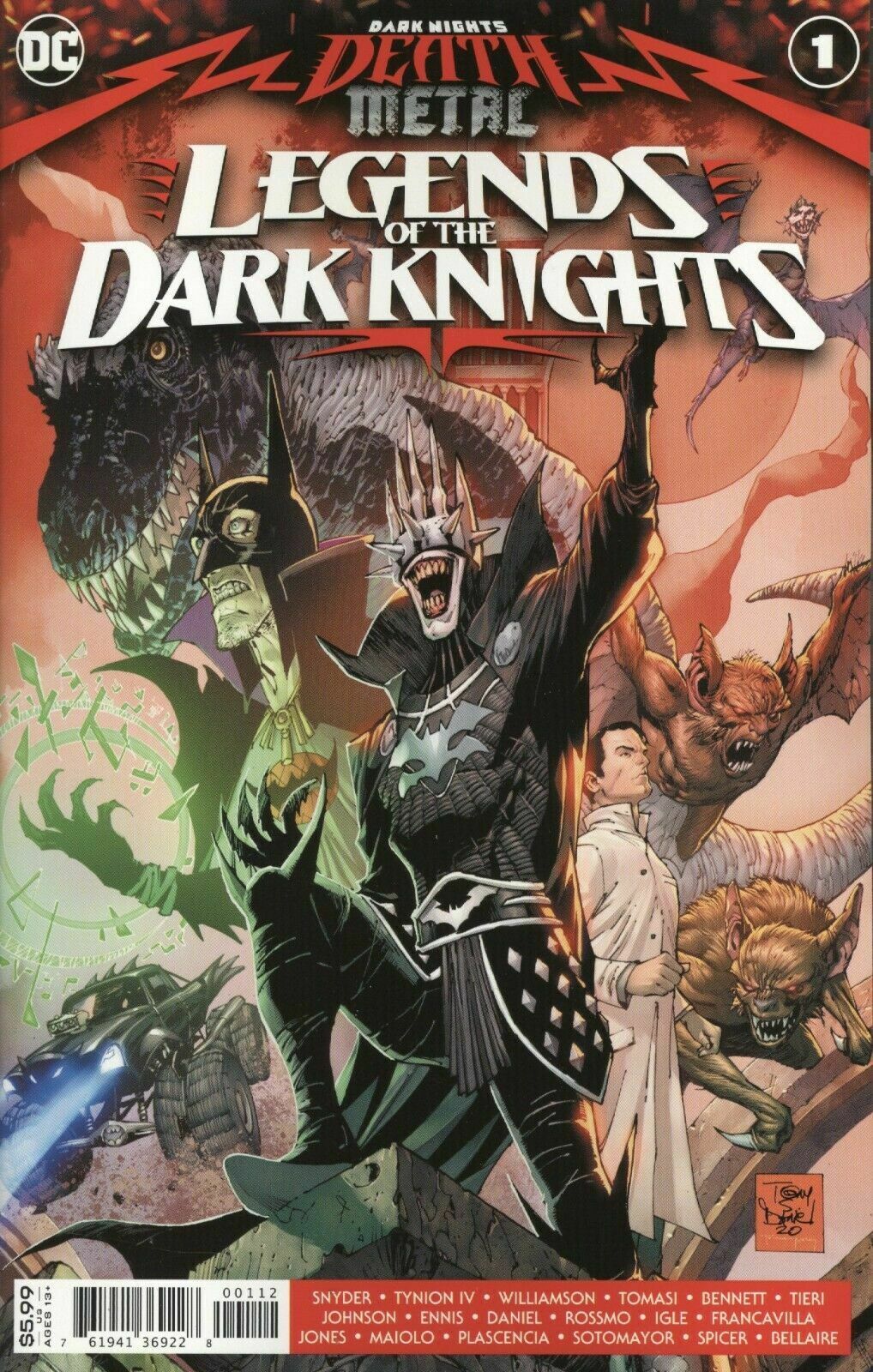Dark Knight Death Metal Legends of the Dark Knights #1 2nd Ptg - State of Comics