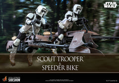 Hoy Toys Scout Trooper and Speeder Bike Sixth Scale Figure Set - State of Comics